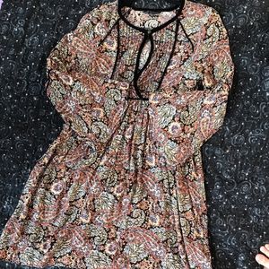 American Eagle | paisley print dress